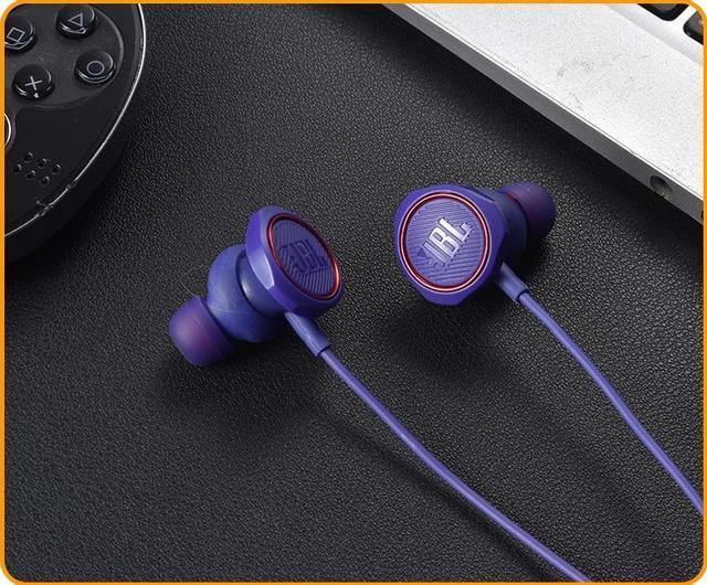 Alt view image 2 of 3 - JBL Quantum 50 Wired In-ear Gaming Headset Purple