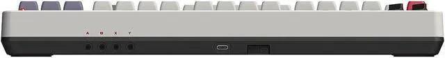 Alt view image 2 of 7 - 8Bitdo Retro Mechanical Keyboard, Bluetooth/2.4G/USB-C Hot Swappable Gaming Keyboard with 87 Keys, Dual Super Programmable Buttons for Windows and Android - N Edition