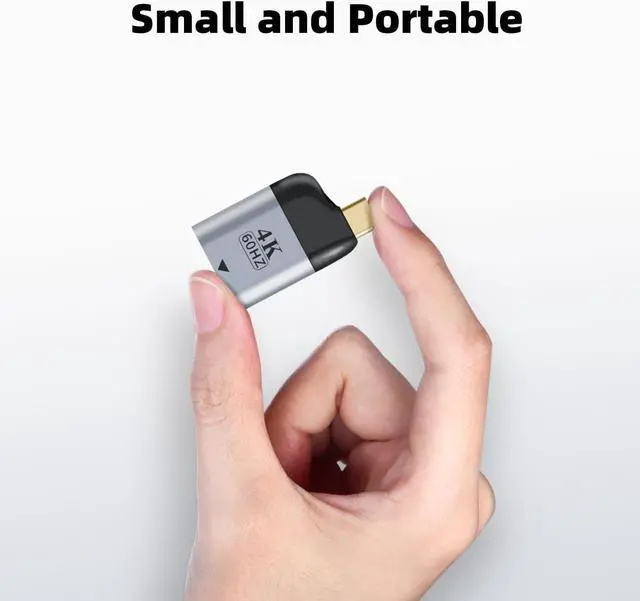 Alt view image 5 of 6 - USB C to HDMI Adapter 4K@60Hz (2 Pack), USB Type-C to HDMI Female Converter for MacBook Pro/Air, Surface, iPad Pro, Galaxy and More