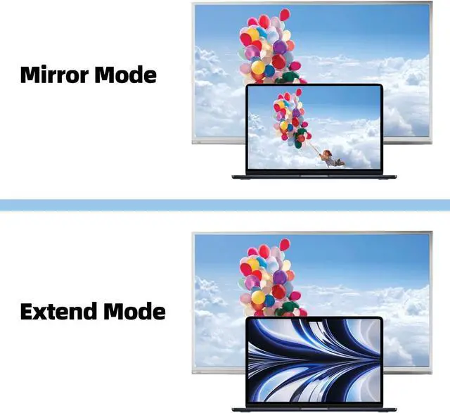 Alt view image 4 of 6 - USB C to VGA Adapter (2 Pack), USB Type-C Male to VGA Female Converter for MacBook Pro/Air, Surface, iPad Pro, Galaxy and More