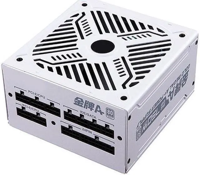 Main image of Corn Gold Medal A+750W,750W Fully Modular Power Supply,80Plus Gold Medal Certification,Ultra -Quiet Fluid Dynamic Bearing Fan,Automatic Speed Control-White