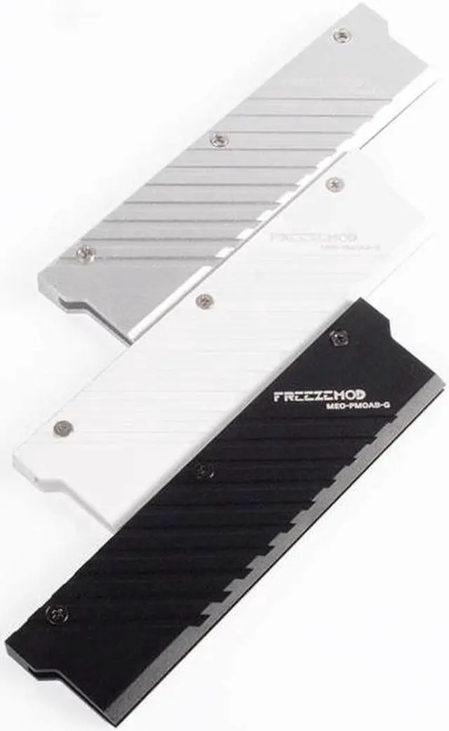 Alt view image 4 of 6 - Computer Memory Cooler Aluminum Alloy PC RAM Heat Sink DDR5 Memory Vest White - 2 Pcs