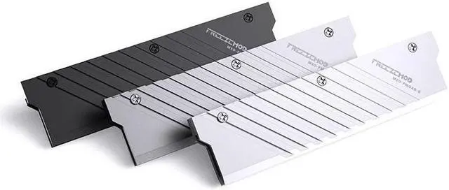 Alt view image 5 of 6 - Computer Memory Cooler Aluminum Alloy PC RAM Heat Sink DDR5 Memory Vest White - 2 Pcs