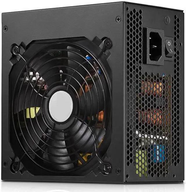 Alt view image 3 of 4 - Corn WD500K,500W Power Supply,80 Plus Gold Certified ,120mm Silent Hydraulic Fan , Automatic Speed Control-Black