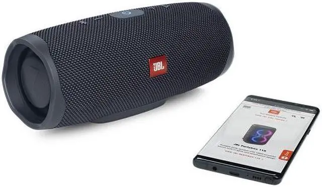 Alt view image 6 of 6 - JBL Charge Essential 2 Wireless Portable Bluetooth Waterproof Stereo Speaker Black