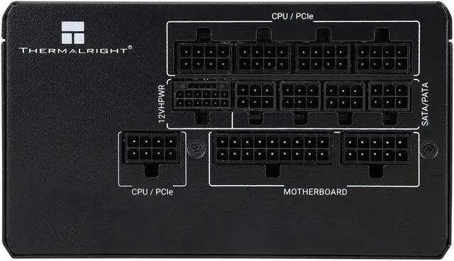 Alt view image 5 of 6 - ATX3.0 PCI-E 5.0 1000W TG-1000-W GOLD Full MODULAR PSU, Power Supply for Thermalright 1000W