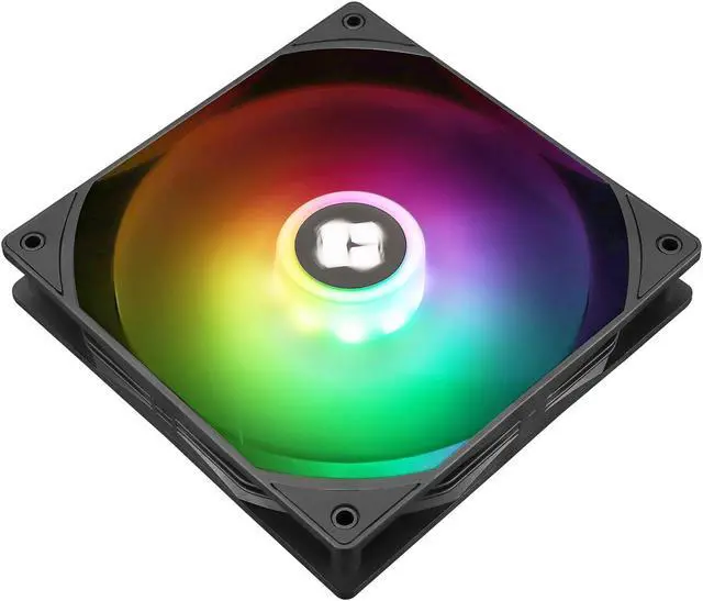 Alt view image 2 of 7 - TL-C14C-S 140mm ARGB Case Fan, 3 Pin 5V Addressable RGB Fan, 1500 RPM, 140mm X 140mm X 25mm, 4 PIN PWM System Fan for Thermalright