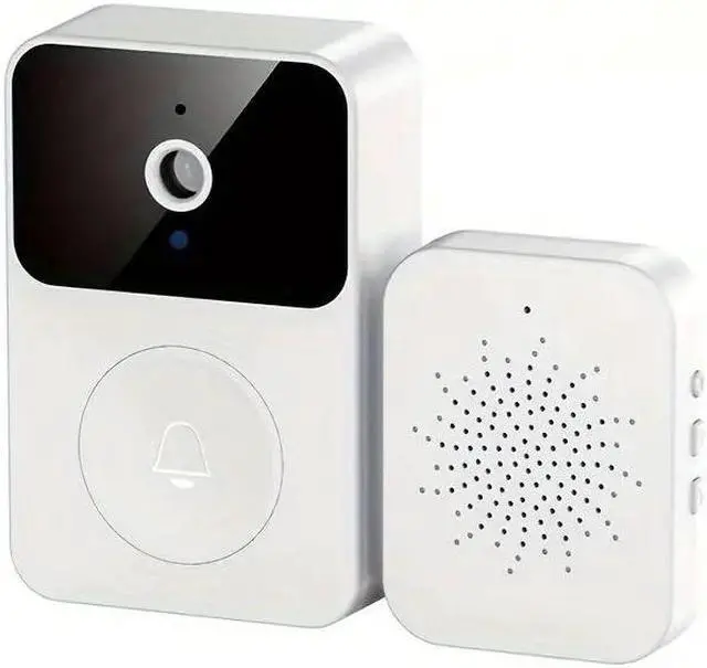 Main image of Doorbell Camera Wireless,Intelligent Visual Doorbell Home Intercom HD Night Vision WiFi Rechargeable Security Door Doorbell,Two-Way Calls,Photo,Recording,APP Control,Voice Change Function