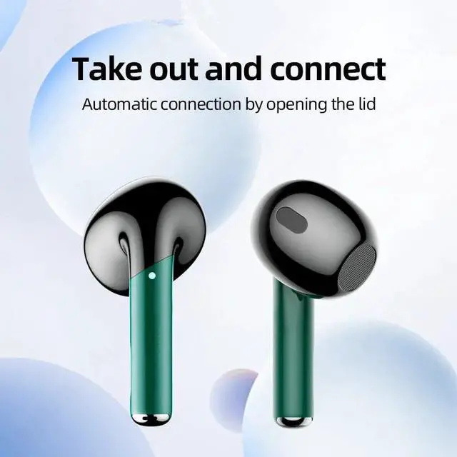 Alt view image 5 of 7 - CORN V5.3 Bluetooth Headphones XKT16 Wireless HIFI Sound Earphones Low Latency Gaming Earbuds Long Standby Headset Green