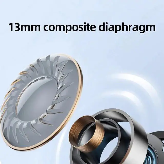 Alt view image 3 of 7 - CORN V5.3 Bluetooth Headphones XKT16 Wireless HIFI Sound Earphones Low Latency Gaming Earbuds Long Standby Headset Green