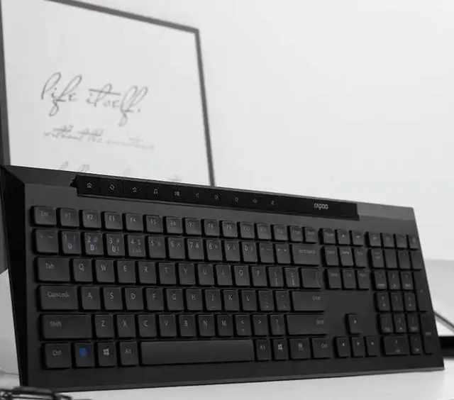 Main image of CORN Wireless Keyboard and Mouse Combo, 5.0/3.0 Bluetooth, 2.4GHz Wireless Connection with USB Receiver for PC Desktop Computer Laptop Mac Tablet(Black)