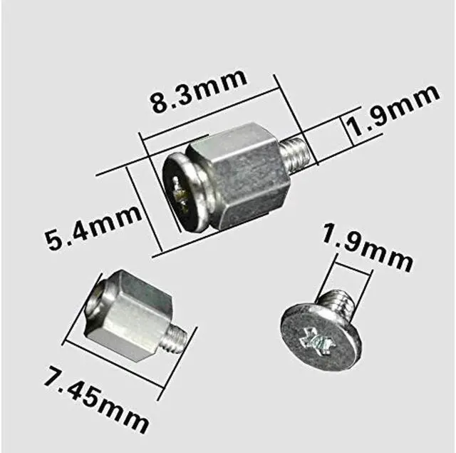 Alt view image 3 of 5 - M.2 Screw Kit,Nvme Screw M.2 Ssd Mounting Kit,Compatible Asus Motherboard
