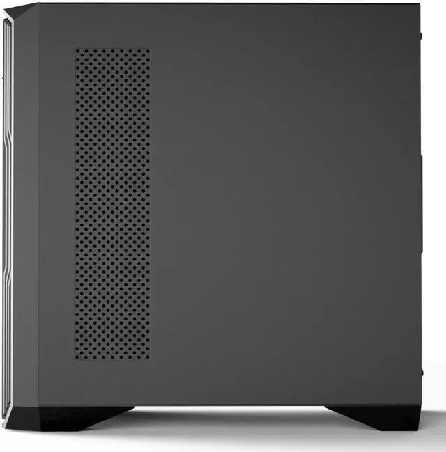 Alt view image 4 of 7 - CORN KM7B Micro ATX/ATX/E-ATX Full Tower Computer Case, 13*HDD Drive Bays NAS Server Computer Case, Support 360/280 Liquid Cooling, Magnetic Front Panel
