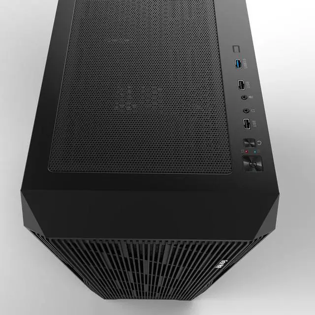 Alt view image 6 of 7 - CORN KM7B Micro ATX/ATX/E-ATX Full Tower Computer Case, 13*HDD Drive Bays NAS Server Computer Case, Support 360/280 Liquid Cooling, Magnetic Front Panel