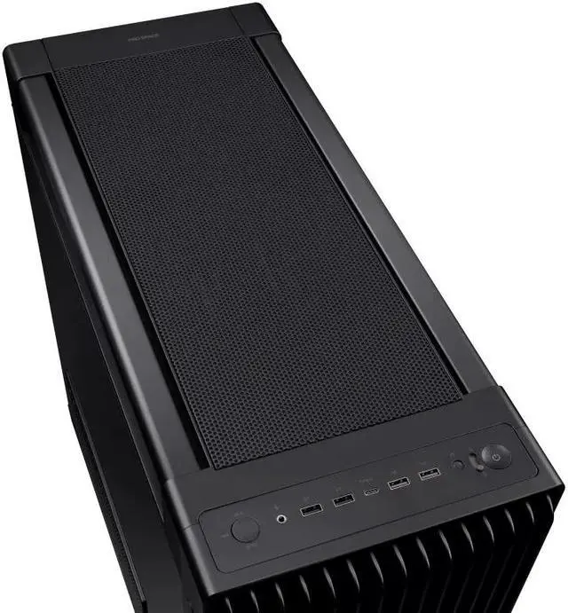 Alt view image 7 of 7 - ProArt PA602 E-ATX computer case, 420 mm radiator support, one 140 mm and two 200mm pre-installed system fans, front panel IR dust indicator, power lock latch, tool-less PCIe mounting, USB 20Gbps