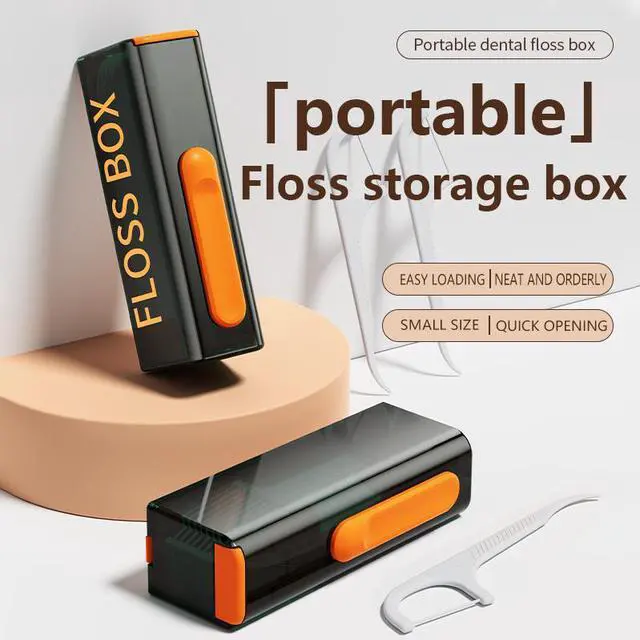 Alt view image 3 of 7 - Automatic Portable Dental Floss Storage Box, Easy Loading,Neat and Orderly, Small Size, Mirror Design, Recyclable