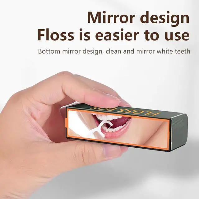 Alt view image 7 of 7 - Automatic Portable Dental Floss Storage Box, Easy Loading,Neat and Orderly, Small Size, Mirror Design, Recyclable