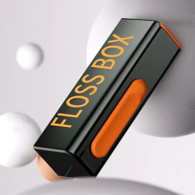 Alt view image 2 of 7 - Automatic Portable Dental Floss Storage Box, Easy Loading,Neat and Orderly, Small Size, Mirror Design, Recyclable