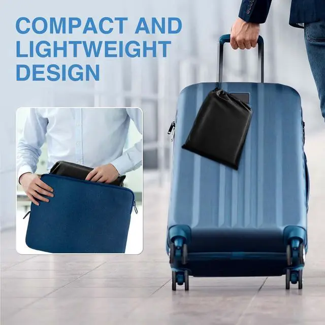 Alt view image 7 of 7 - Airplane Foot Rest Made of Advanced Memory Foam Airplane Footrest Airplane Travel Foot Rest Under Desk for Office Relax Your Feet to Reduce Swelling and Soreness
