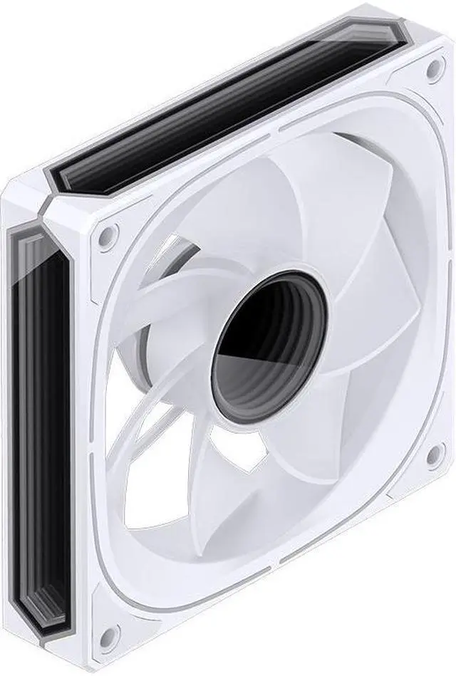 Alt view image 7 of 7 - FR-505WR 120 Fan PWM 3 Pin 5V ARGB Case Fan, Mirror Design 120*120*25mm, Side Lighting, FR505 White Reversed