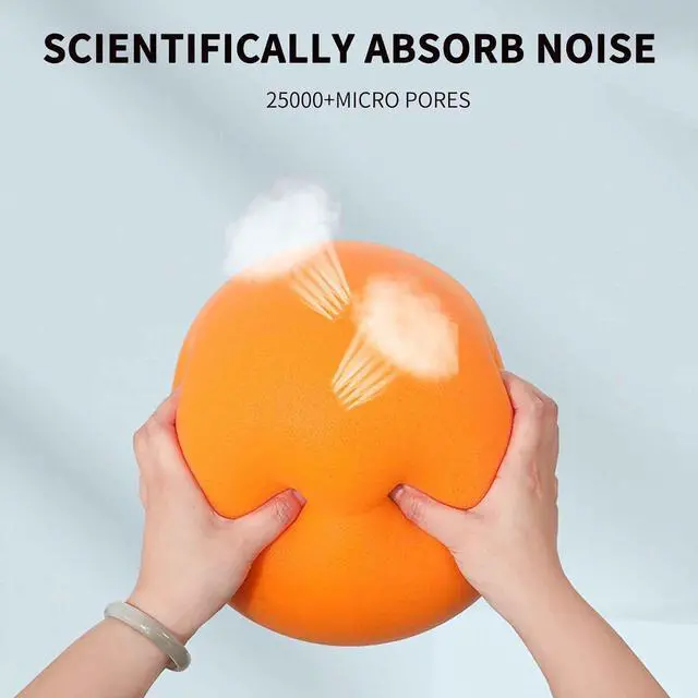 Alt view image 2 of 7 - Silent Basketball, 2023 Silent Basketball Dribbling Indoor, The Handleshh Silent Basketball, Hushhandle Silent Foam Basketball, Indoor Training Foam Ball No Noise No Sound Basketball