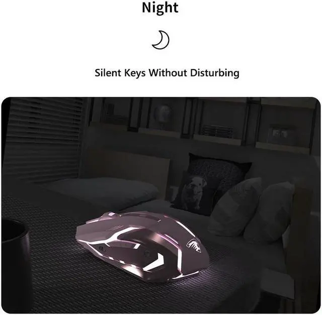 Alt view image 4 of 7 - C6  Ergonomic Design,Cool Exterior 3200DPI  USB Wired Gaming Mouse-Pink Color , 4 Adjustable Breathing Lights, 6 Programmable Buttons