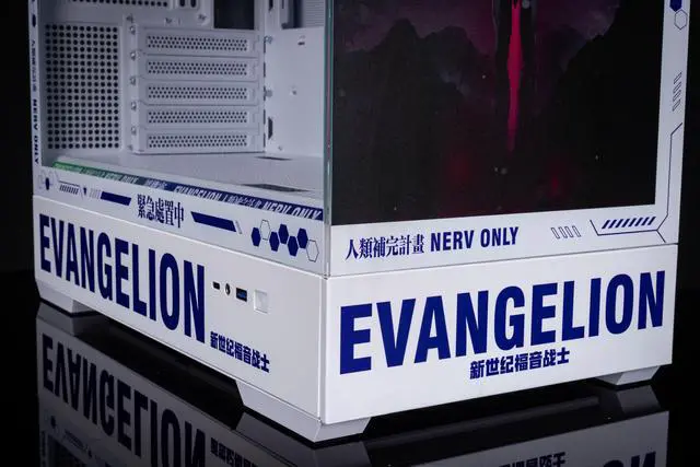 Alt view image 4 of 7 - CORN Bauhaus Micro-ATX ITX EVA Cpmputer Case, 6 Sides + 2 Light Panels Could Be Customized with HD Images(Evangelion)