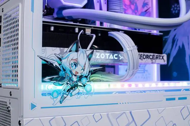 Alt view image 3 of 7 - CORN Bauhaus Micro-ATX ITX Cpmputer Case, 6 Sides + 2 Light Panels Could Be Customized with HD Images(ROG Se7en)