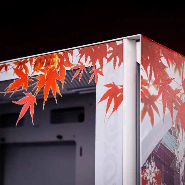 Alt view image 4 of 7 - CORN Glass E-ATX/ATX/Micro ATX Computer Case, 4 Sides + 3 Light Panels Customized with HD Images - Genshin Impact - Kaedehara Kazuha