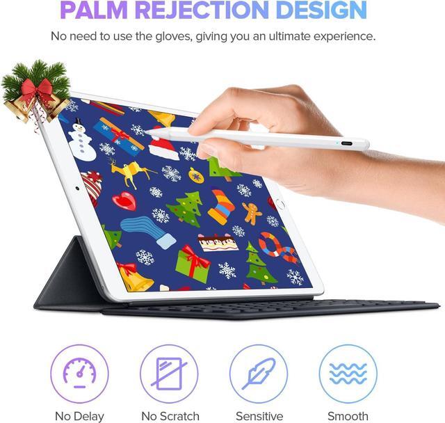 Alt view image 5 of 6 - Stylus Pen for iPad 9th&10th Generation Pencil Compatible with 2018-2023 Apple iPad Pro11&12.9 inch, iPad Air 3/4/5,iPad 6-10,iPad Mini 5/6 Gen-White