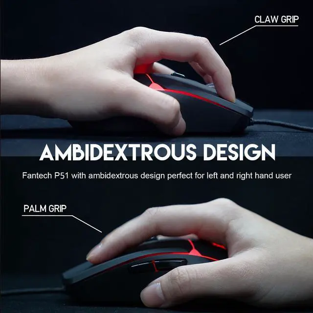 Alt view image 4 of 7 - P51S Gaming Keyboard and Mouse Combo, Gaming Headset and Headphone Stand Gaming Mouse Pad Wired RGB Rainbow Backlight PC Gamer Basic 5 in-1 Gaming Set