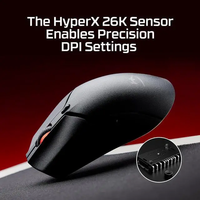 Alt view image 2 of 7 - HyperX Pulsefire Haste 2 Mini  Wireless Gaming Mouse for PC Compact Lightweight Bluetooth 2.4GHz White