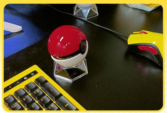 Alt view image 4 of 7 - Poke/Elf Ball Wireless Desktop Cute Power Button for PC(Laptop is not compatible)