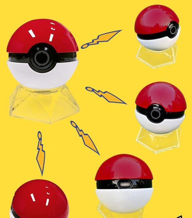 Alt view image 6 of 7 - Poke/Elf Ball Wireless Desktop Cute Power Button for PC(Laptop is not compatible)