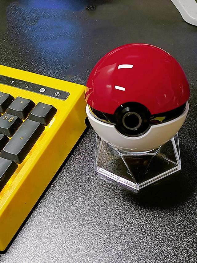 Alt view image 5 of 7 - Poke/Elf Ball Wireless Desktop Cute Power Button for PC(Laptop is not compatible)