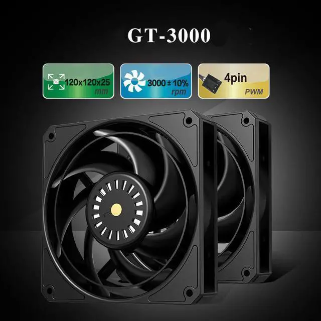 Alt view image 3 of 7 - Orochi 8 copper heat pipes TDP 310W tower air cooling with 2 GT3000 fans support Intel LGA1700/1200/15XX, AMD AM5/AM4