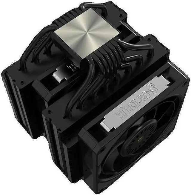 Alt view image 2 of 7 - Orochi 8 copper heat pipes TDP 310W tower air cooling with 2 GT3000 fans support Intel LGA1700/1200/15XX, AMD AM5/AM4