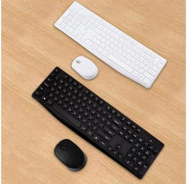 Alt view image 4 of 7 - CORN CS10 Ergonomic Design,Cool Exterior 2.4GHz Wireless Silent Typing Chiclet Keys Keyboard And Mouse Combo For Office And Game