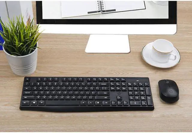 Alt view image 5 of 7 - CORN CS10 Ergonomic Design,Cool Exterior 2.4GHz Wireless Silent Typing Chiclet Keys Keyboard And Mouse Combo For Office And Game