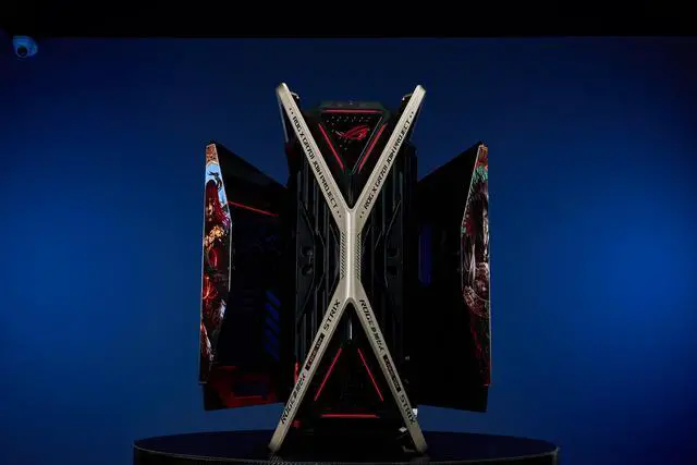 Alt view image 5 of 7 - GR701 E-ATX computer case, 420 mm dual radiator support, four 140 mm fans, metal GPU holder, component storage, ARGB fan hub, 60W fast charging ELDEN RING