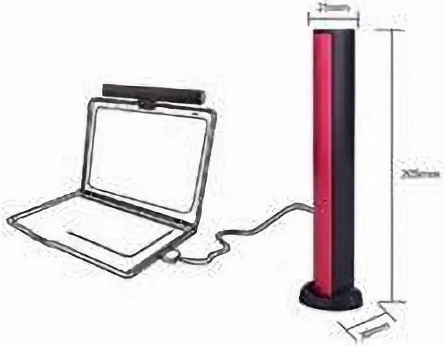 Alt view image 3 of 4 - Corn Electronics Portable USB Powered Audio Speakers Amplifier Earphone Jack,Portable Laptop/Computer/PC Speaker Subwoofer USB Soundbar Sound Bar Stick Music Player Speakers