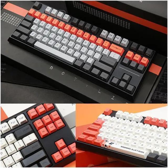 Alt view image 6 of 7 - Varmilo VCS87 wireless Bluetooth 5.0/2.4Ghz/type-c wired 87 keys three Modes Connectable Mechanical Gaming Keyboard, PBT keycaps, Cherry MX switches