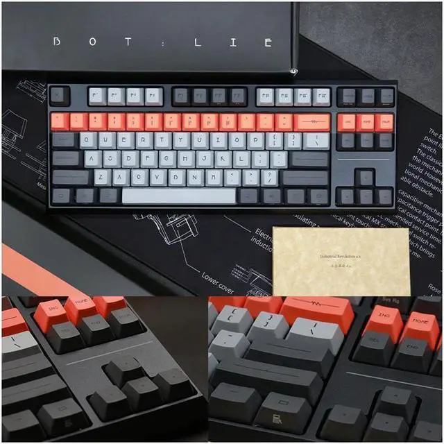 Alt view image 4 of 7 - Varmilo VCS87 wireless Bluetooth 5.0/2.4Ghz/type-c wired 87 keys three Modes Connectable Mechanical Gaming Keyboard, PBT keycaps, Cherry MX switches