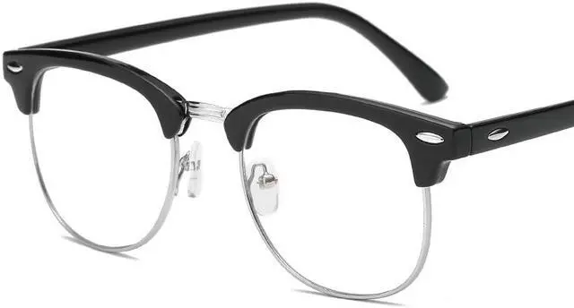Main image of CORN YJ-4 Blue Light Filter [Anti Eye Strain] Semi-Rimless Computer Glasses, Unisex(Mens/Womens) Blocking UV Reading Eyewear
