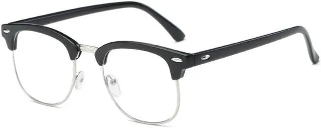 Alt view image 7 of 7 - CORN YJ-4 Blue Light Filter [Anti Eye Strain] Semi-Rimless Computer Glasses, Unisex(Mens/Womens) Blocking UV Reading Eyewear