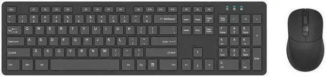Main image of Corn Electronics  KW201 Wireless Keyboard Suit Game Office Dust Mouse Keyboard Keys 104 Set For Laptop Desktop Windows 98/2000/XP/10/11