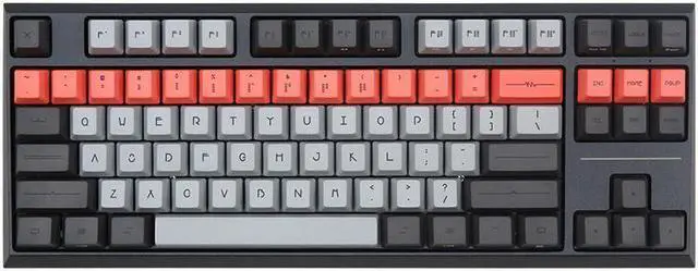 Main image of CORN Bluetooth/2.4G/Wired Mechanical Gaming Keyboard, 87 Keys Hot Swappable Mechanical Keyboard with PBT keycaps, Cherry MX Red Switches