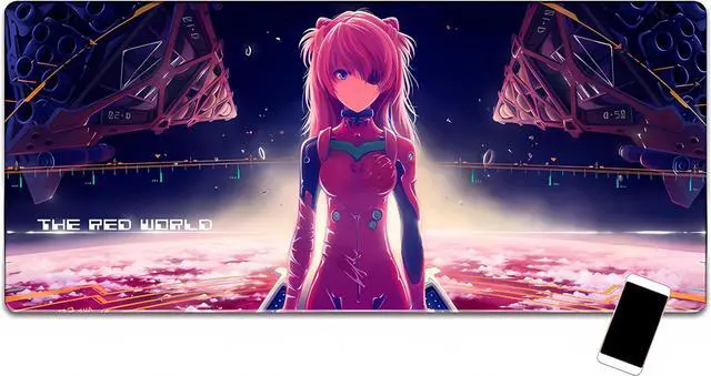 Main image of CORN Anime Large Extended Gaming Mouse pad, Desk Mat with Seamed Edges, Non-Slip Rubber Base, Computer Keyboard Mouse Mat for Gaming, Office & Home, 31.5x11.8 Inch (03)