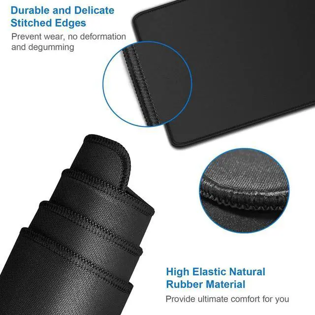 Alt view image 3 of 4 - CORN Anime Large Extended Gaming Mouse pad, Desk Mat with Seamed Edges, Non-Slip Rubber Base, Computer Keyboard Mouse Mat for Gaming, Office & Home, 31.5x11.8 Inch (17)