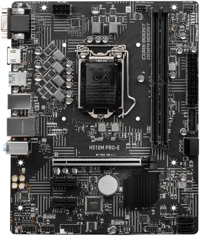 Main image of MSI H510M PRO-E LGA 1200 DDR4 Intel 10th/11th